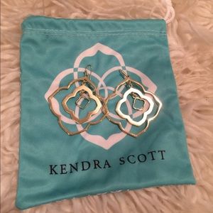 Kendra Scott Gold Rajan Logo Medallion